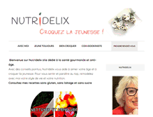 Tablet Screenshot of nutridelix.com